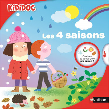 Les 4 saisons - Livre animé Kididoc- Dès 4 ans, Valérie Guidoux,Mélisande  Luthringer