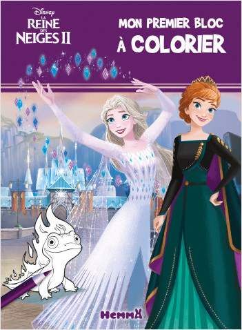 Disney La Reine des Neiges 2 – Mon premier bloc à colorier – Livre de  coloriage – Dès 3 ans, Collectif