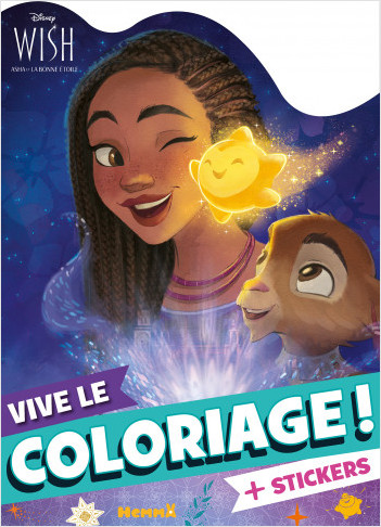 Disney Wish - Vive le coloriage ! – Livre de coloriage avec