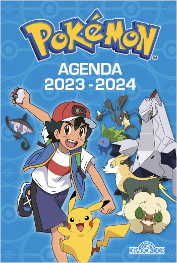 Pokémon – Agenda 2023-2024 – Avec des informations sur les Pokémon