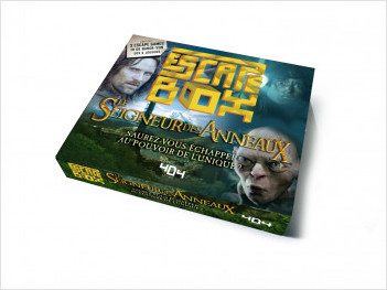 Escape Box - Le Seigneur des anneaux - Escape game officiel - De 3 à 7  joueurs - Dès 13 ans et adulte, Frédéric Dorne,Laurent Hachet,Warner Bros